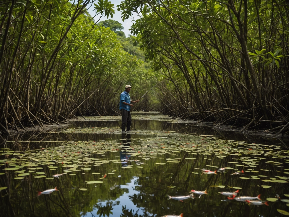 Los mejores señuelos de pesca para el humedal Térraba-Sierpe